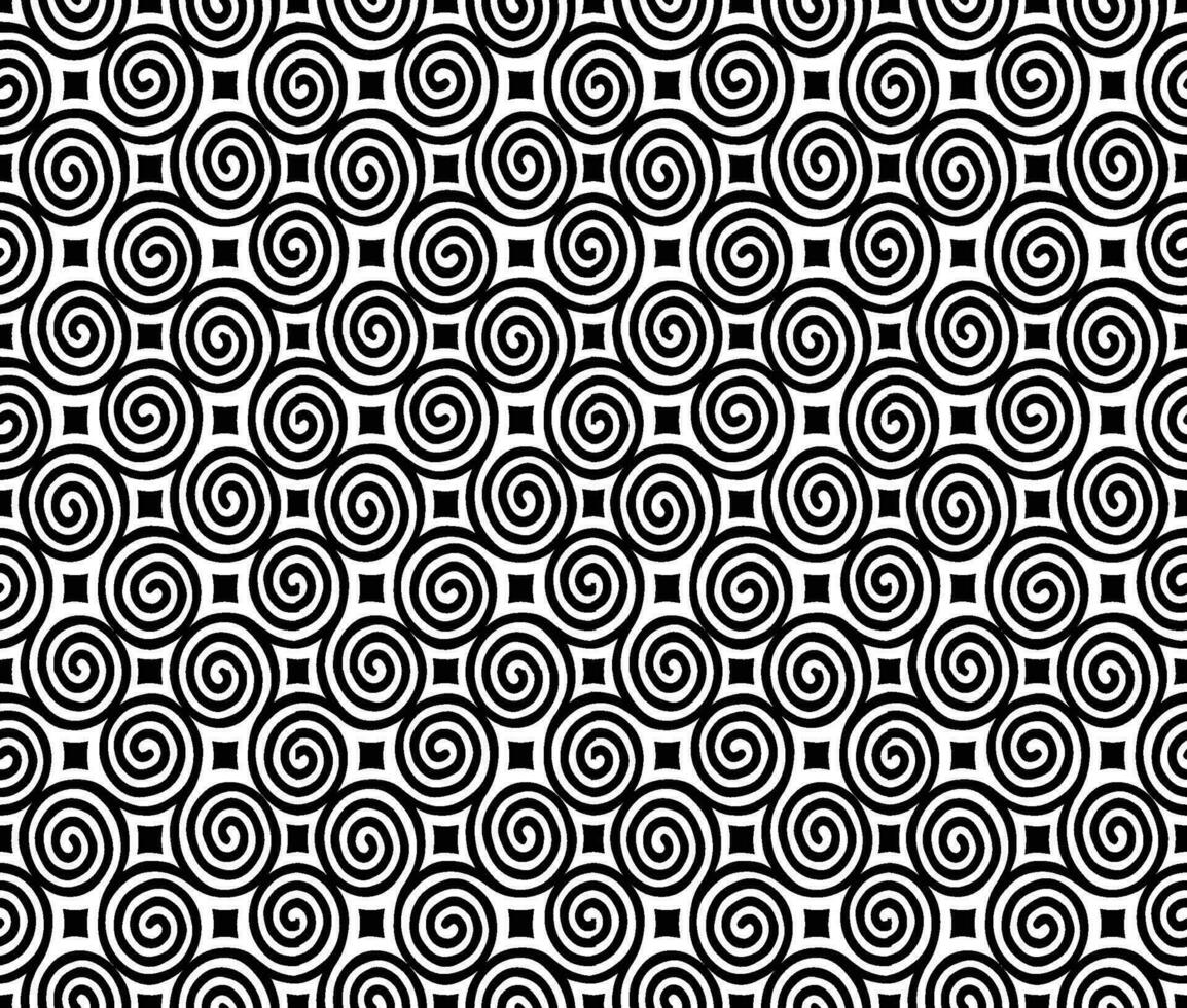 Abstract seamless pattern with silhouettes flowers in black and white. Floral repeating monochrome background. Endless print texture. Fabric design. Wallpaper - vector