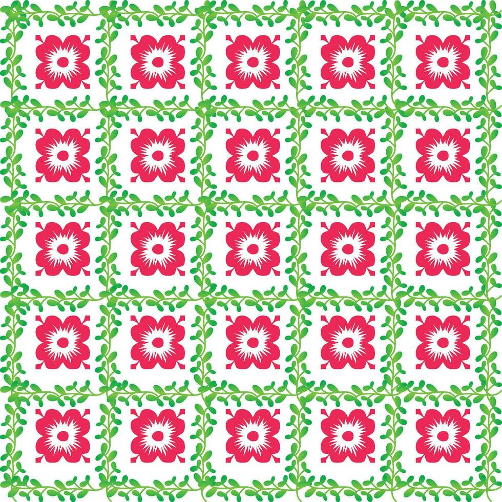 resumen sin costura modelo con siluetas flores en negro y blanco. floral repitiendo monocromo antecedentes. interminable impresión textura. tela diseño. fondo de pantalla - vector