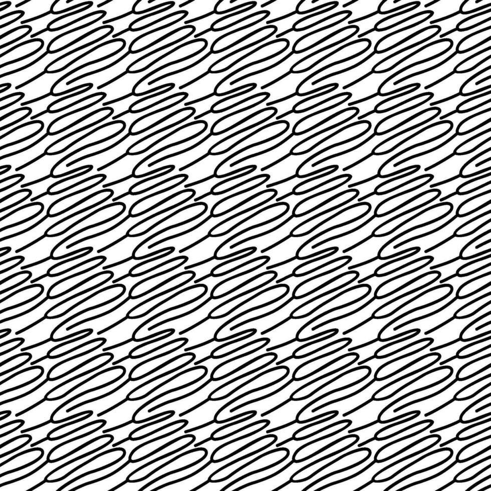 Abstract seamless pattern with silhouettes flowers in black and white. Floral repeating monochrome background. Endless print texture. Fabric design. Wallpaper - vector