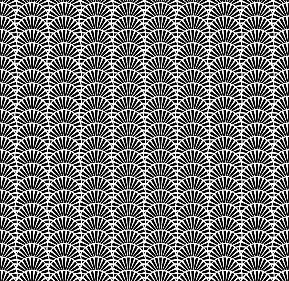 Abstract seamless pattern with silhouettes flowers in black and white. Floral repeating monochrome background. Endless print texture. Fabric design. Wallpaper - vector