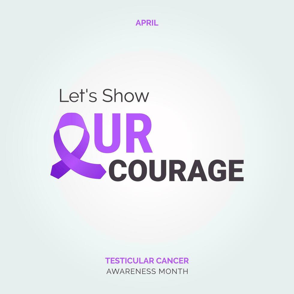 Strength in Unity. Testicular Health Campaign Initiative vector