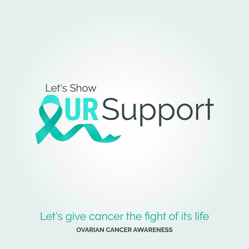 Create Awareness. Inspire Change. Ovarian Health vector