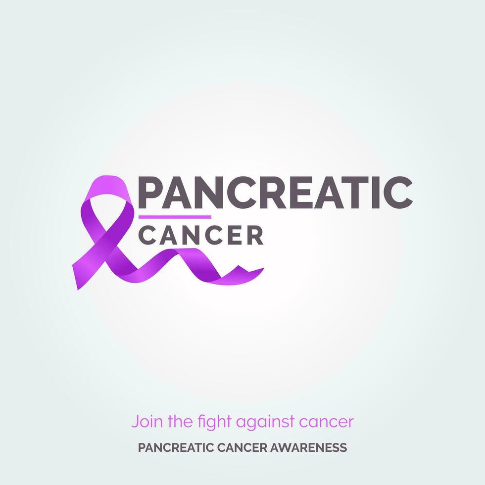 Radiate Resilience. Pancreatic Cancer Awareness vector