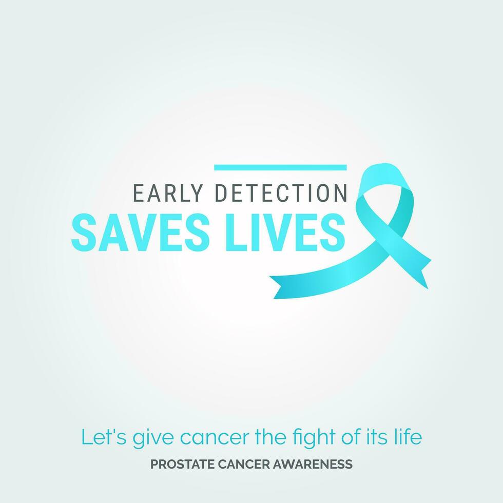 Unity for a Cure. Awareness Campaign Prostate Health vector