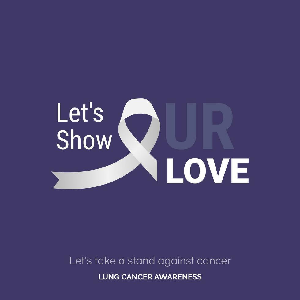 Create Awareness. Inspire Change. Lung Health vector