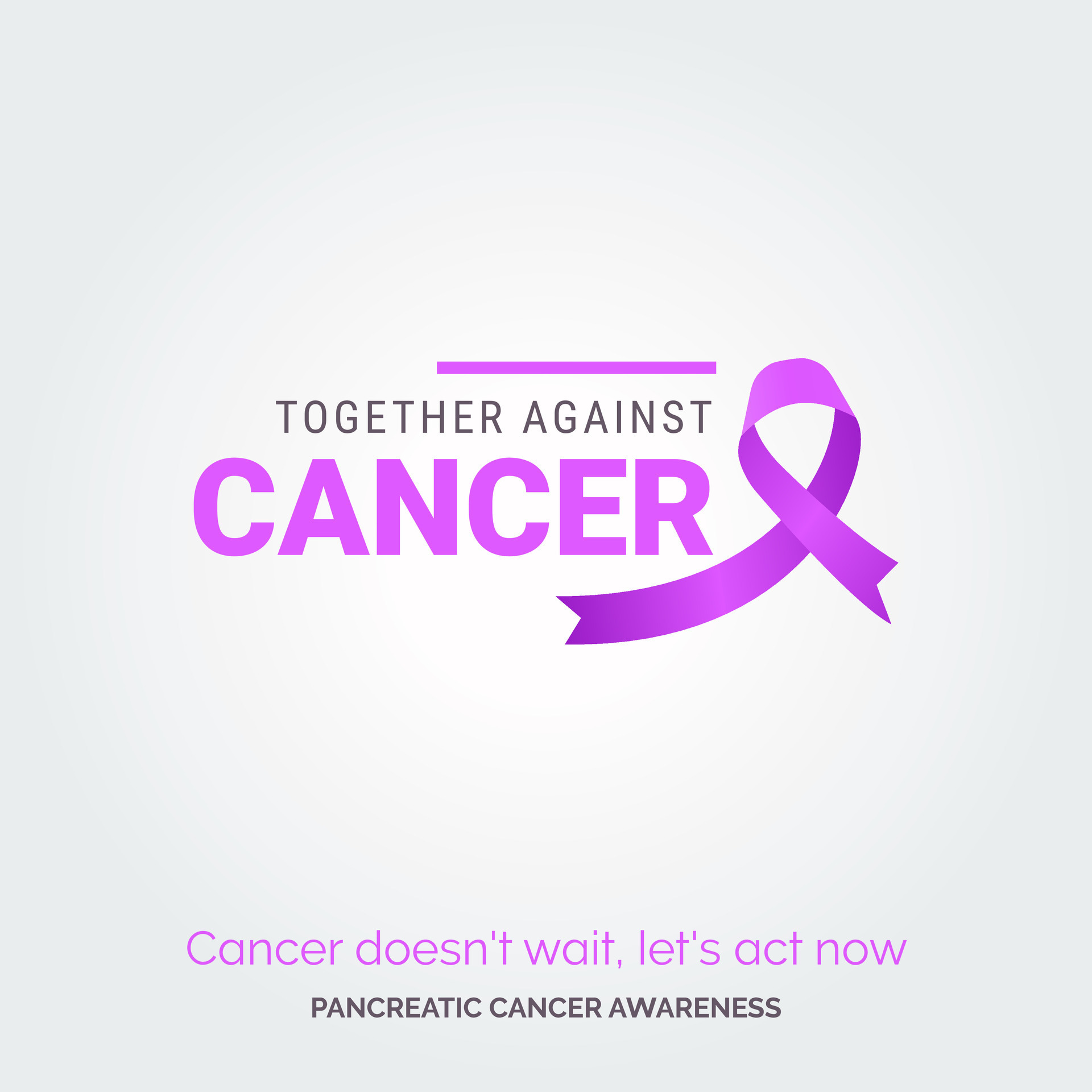 Brighten the Path. Pancreatic Cancer Vector Background 29257881 Vector