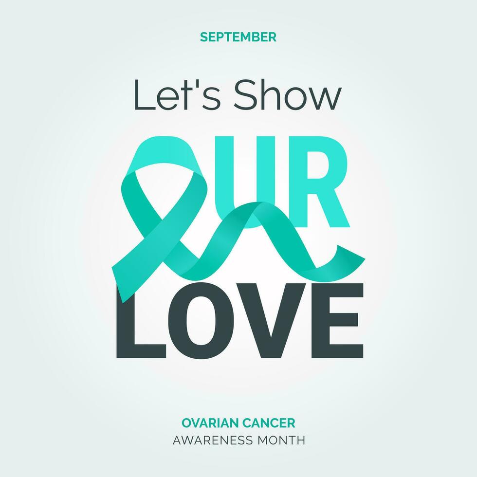 Create Awareness. Inspire Change. Ovarian Health vector