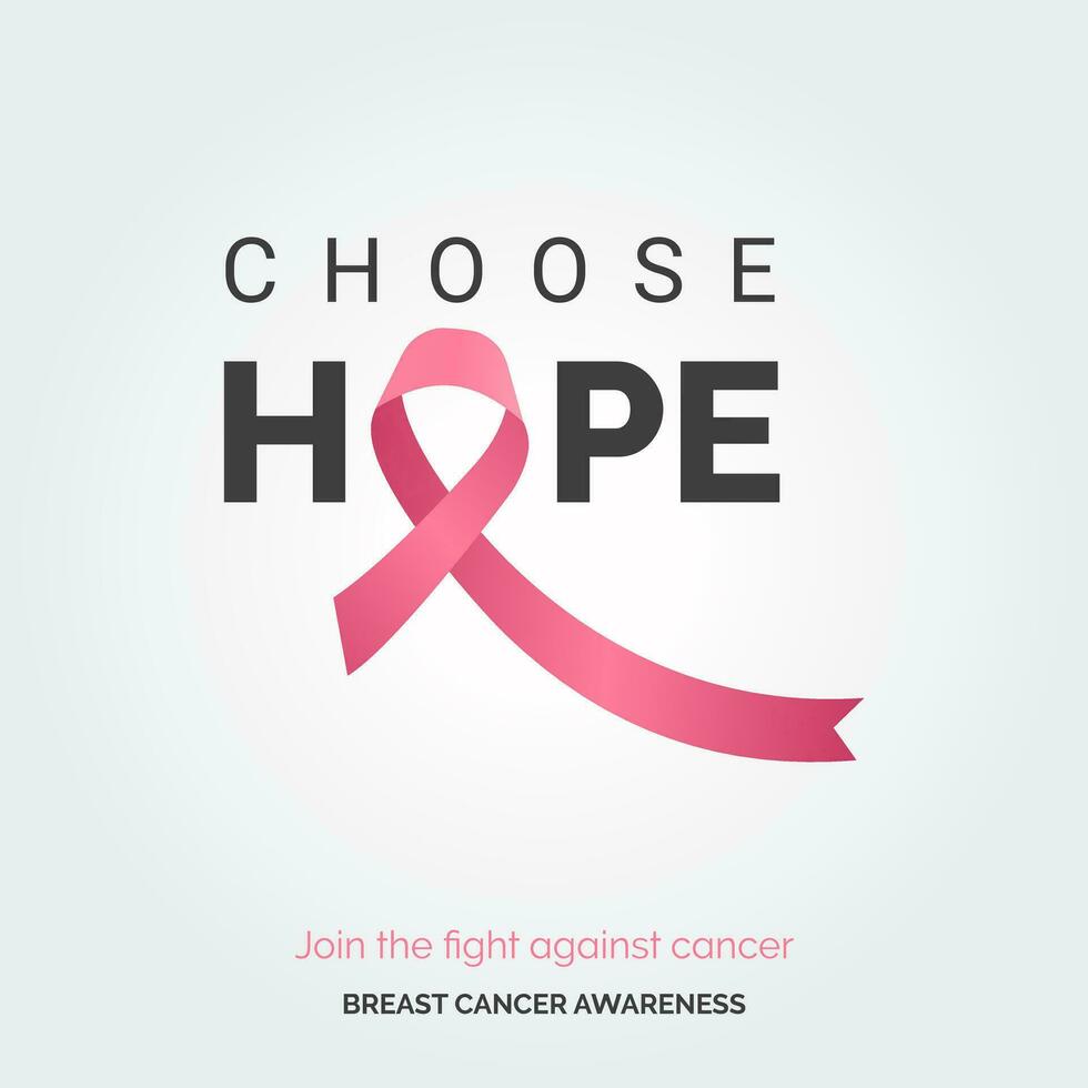 Pink Ribbons of Strength Breast Cancer Awareness vector