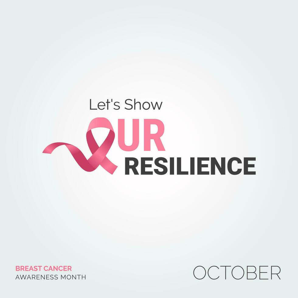 Empower. Educate. Advocate Breast Cancer Design vector