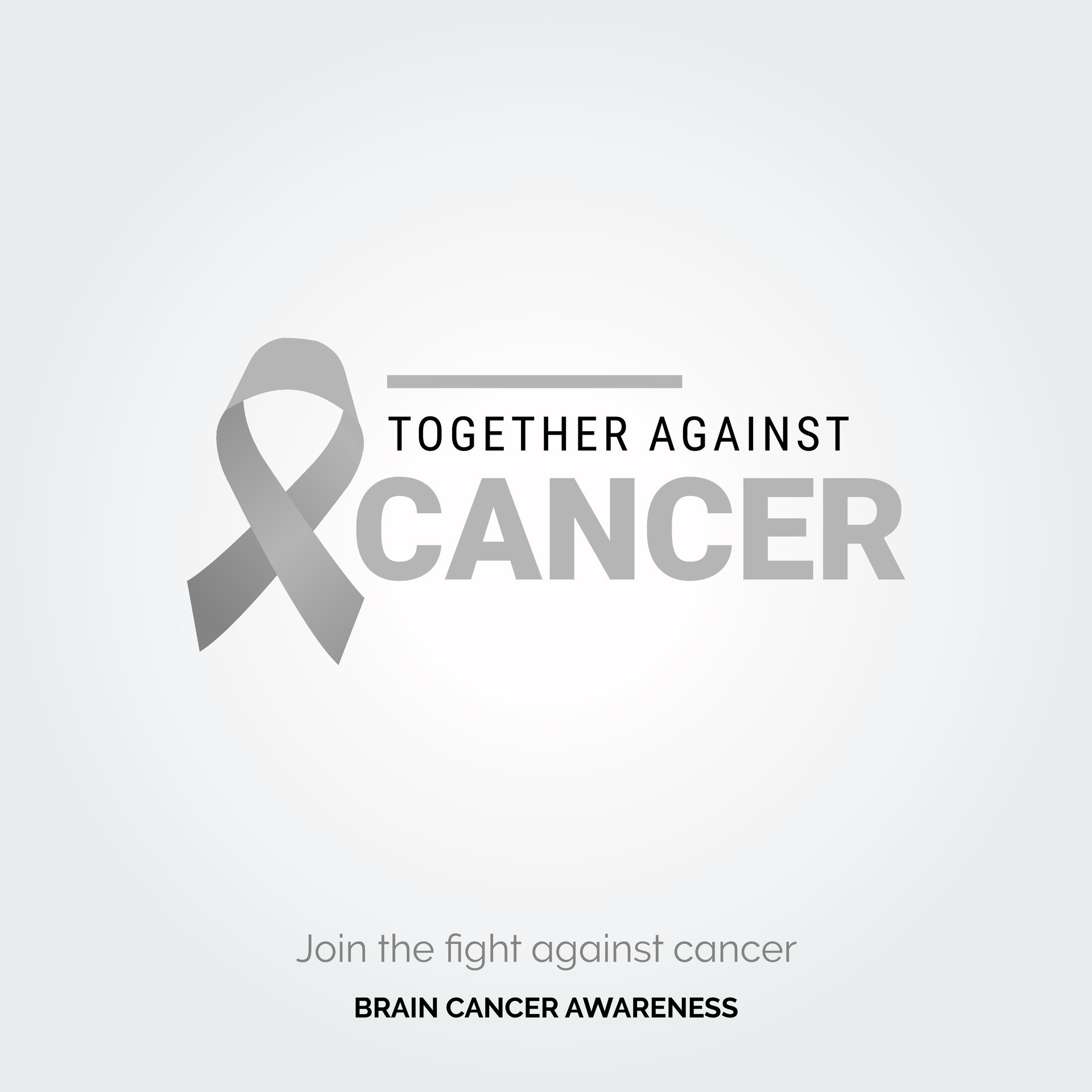 Resilience Illustrated. Hopeful Background Brain Cancer 29258039 Vector