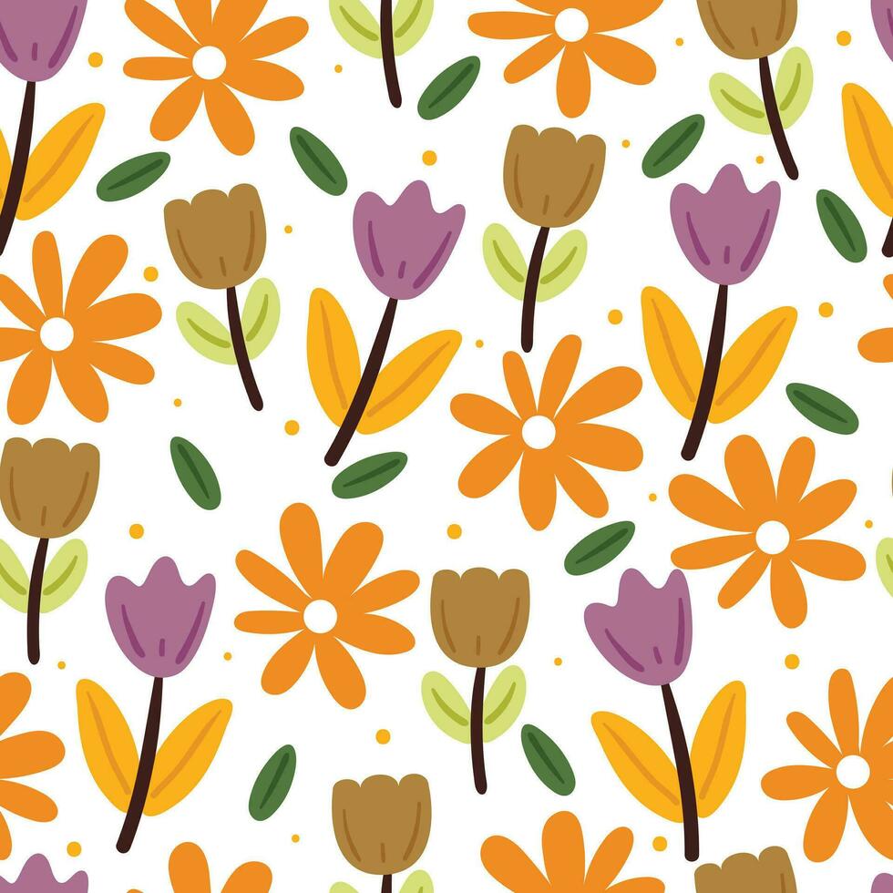 Paper Flowers and Leaves on Sage | Gift Wrap Paper Flowers and Leaves on Sage | Gift Wrap