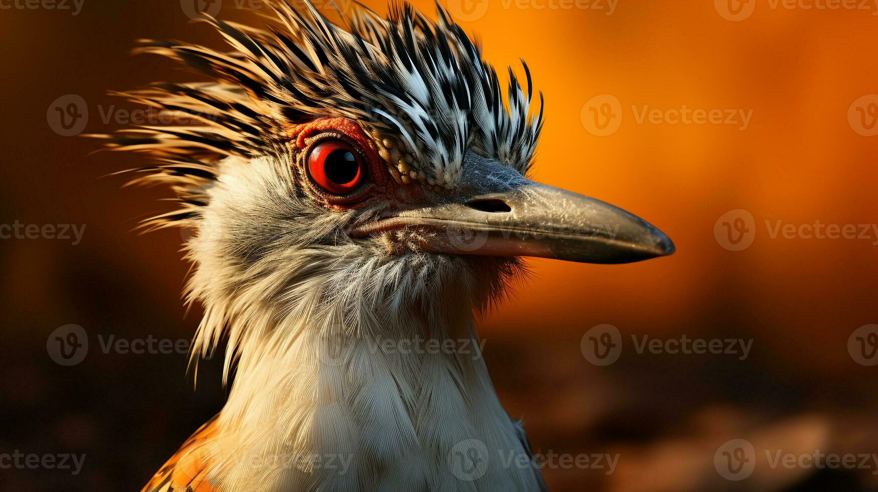 Close-up photo of a Roadrunner looking any direction in the Desert. Generative AI