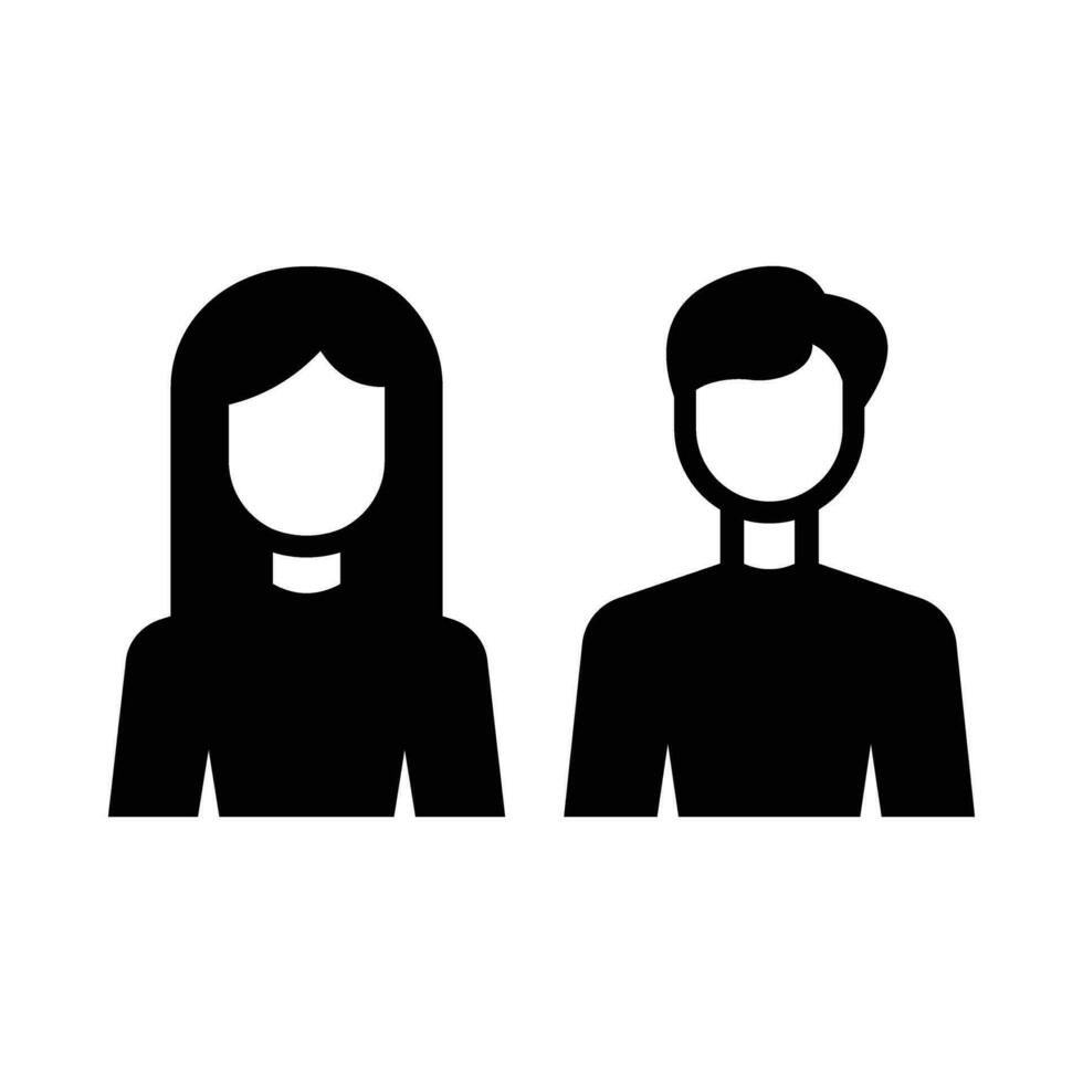 Couple Vector Glyph Icon For Personal And Commercial Use.