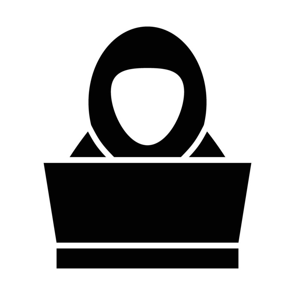 Hacker Vector Glyph Icon For Personal And Commercial Use.