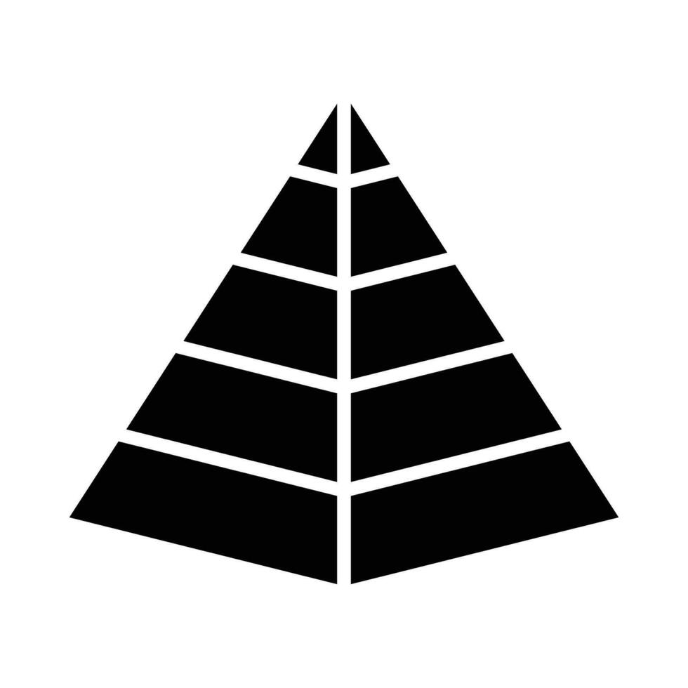 Pyramid Vector Glyph Icon For Personal And Commercial Use.