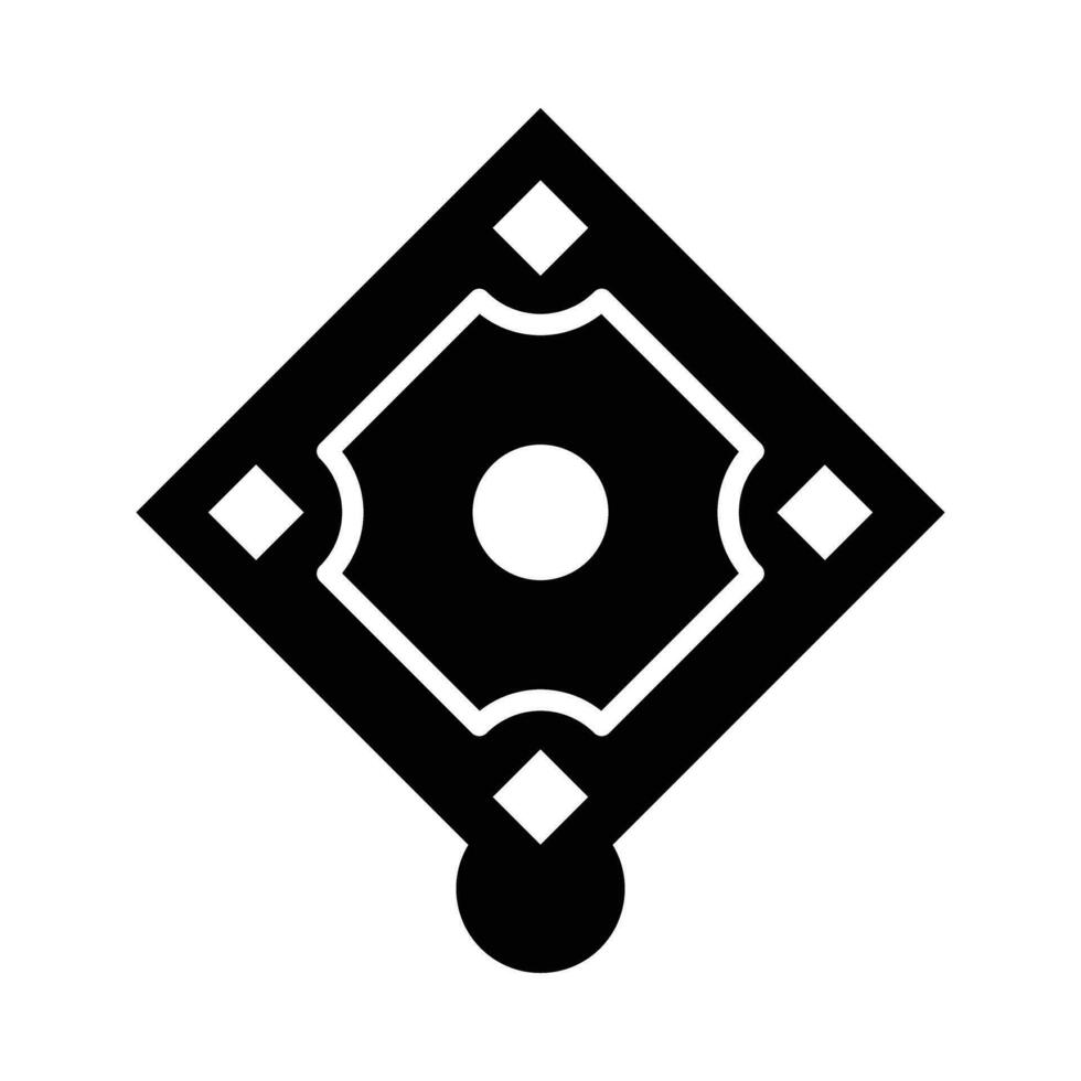 Pitch Vector Glyph Icon For Personal And Commercial Use.