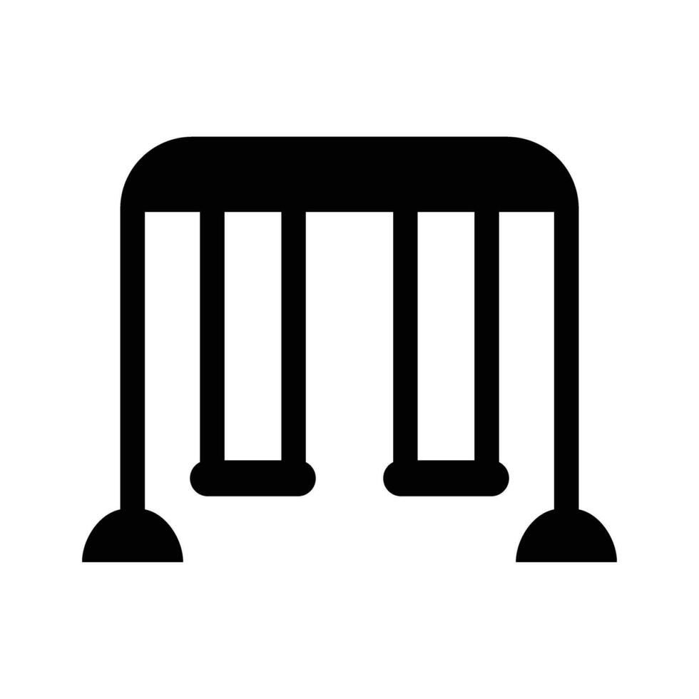 Swing Vector Glyph Icon For Personal And Commercial Use.