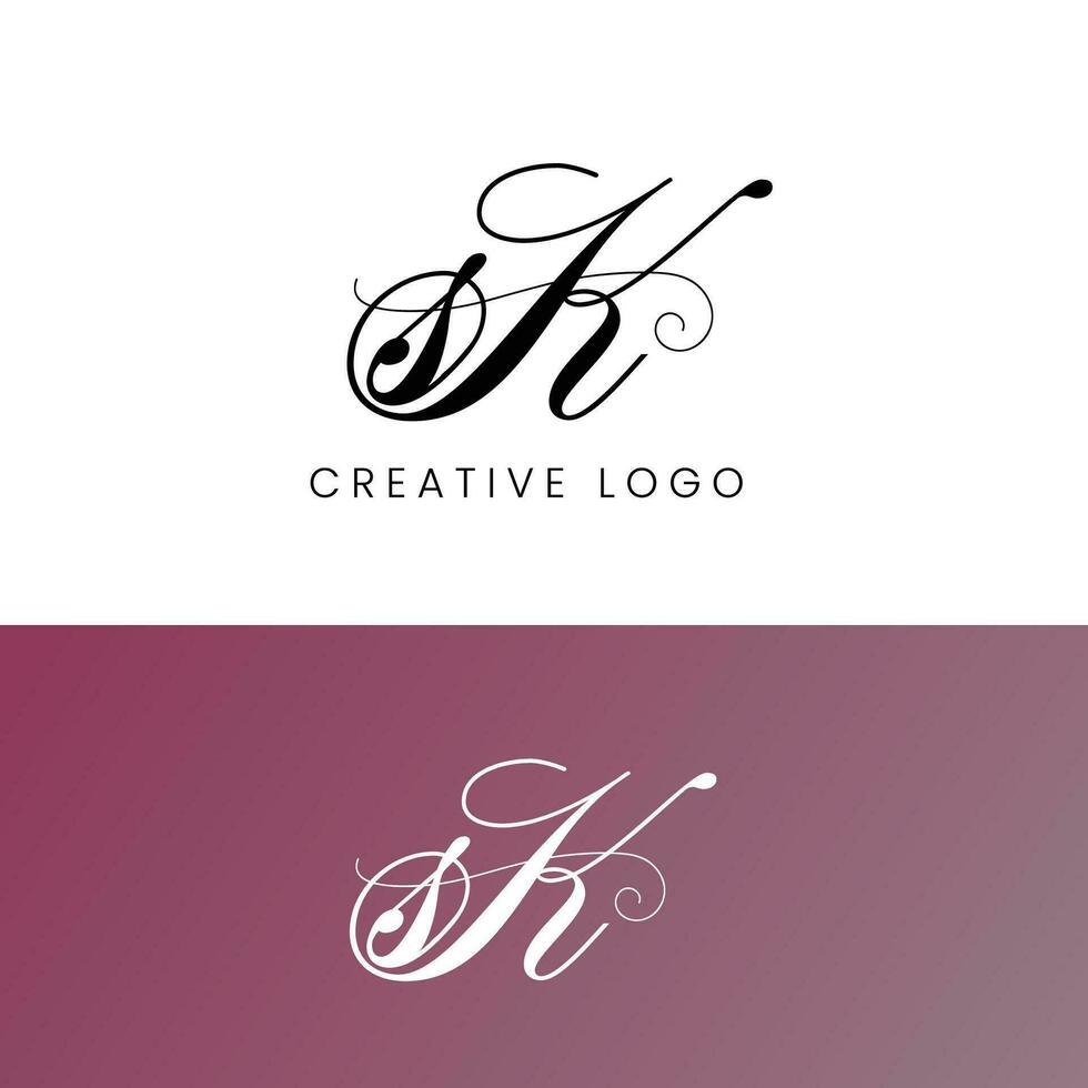 KS initial logo vector