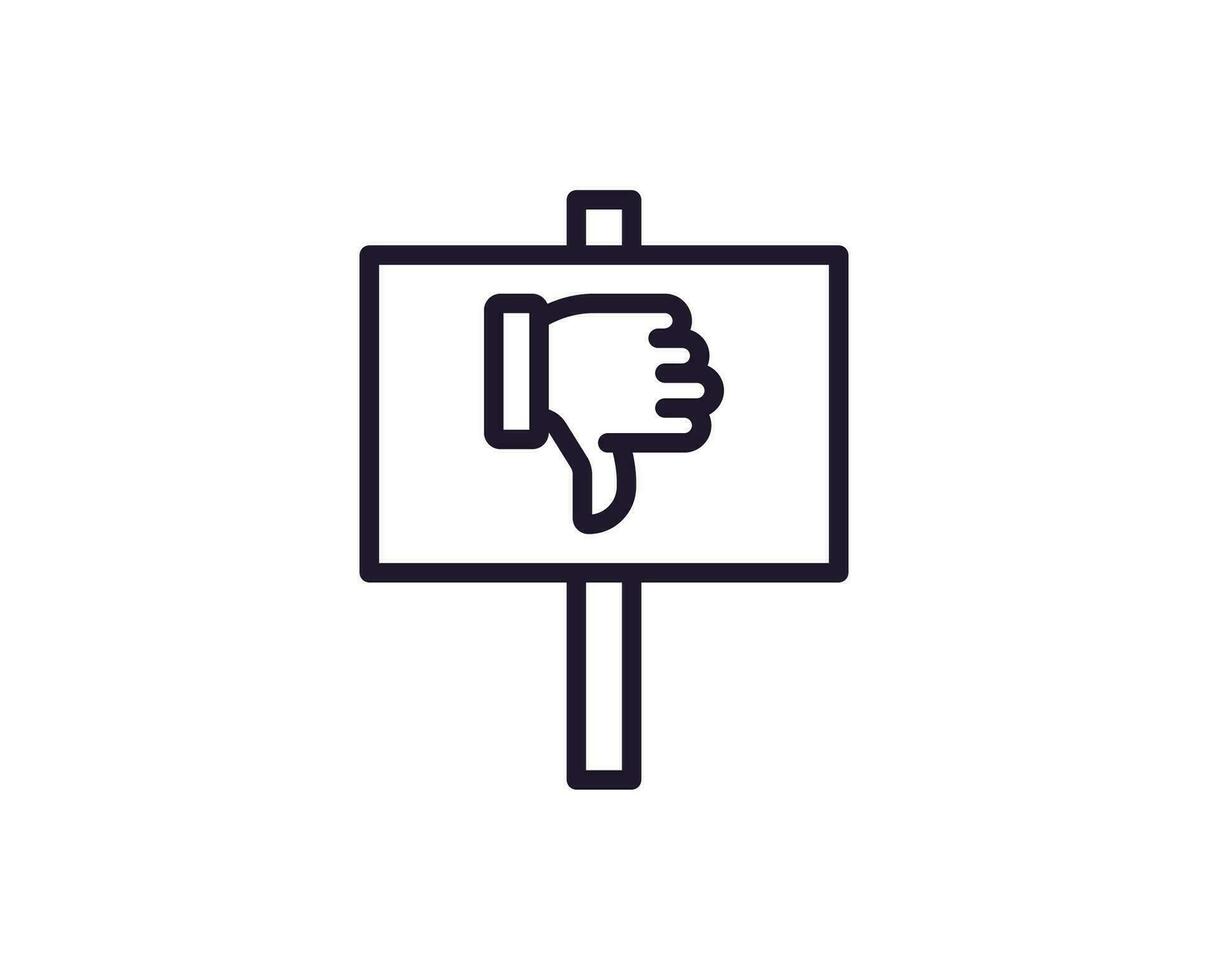 Single line icon of election on isolated white background. High quality editable stroke for mobile apps, web design, websites, online shops etc. vector