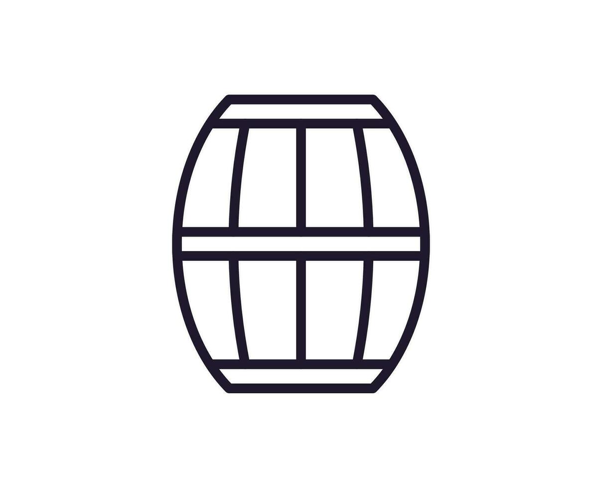 Beer concept. Modern outline high quality illustration for banners, flyers and web sites. Editable stroke in trendy flat style. Line icon of beer vector