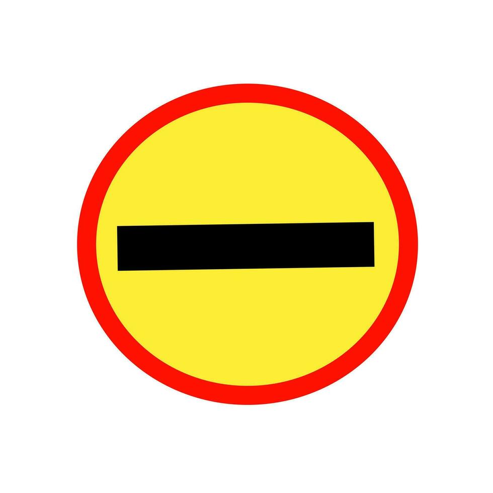 illustration of a traffic sign vector