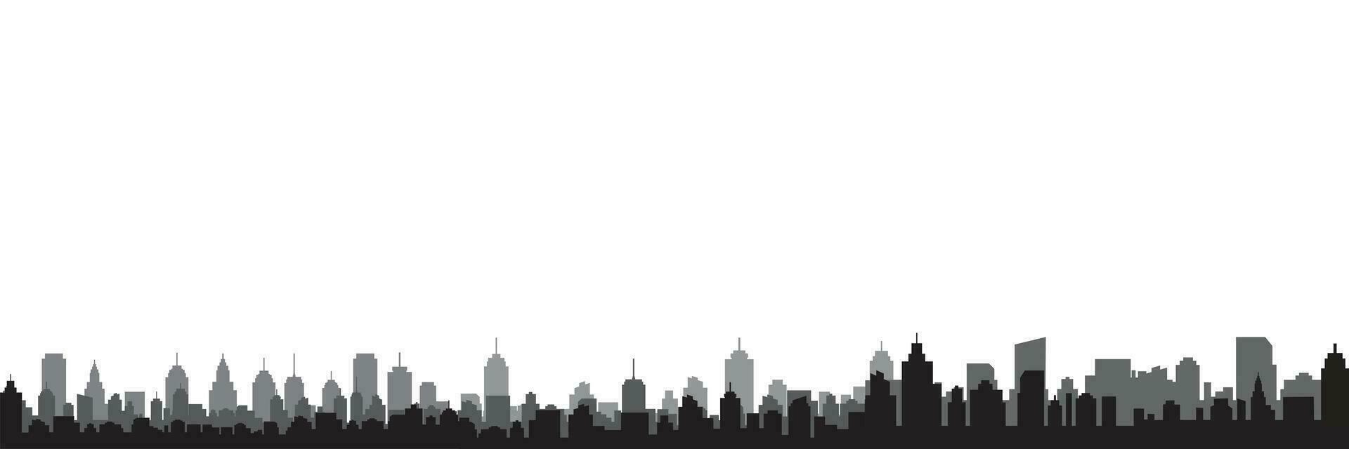 Modern City Skyline Vector