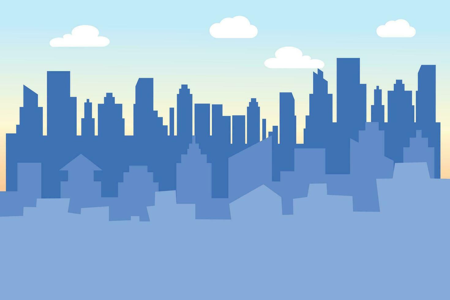 Modern City Skyline Vector