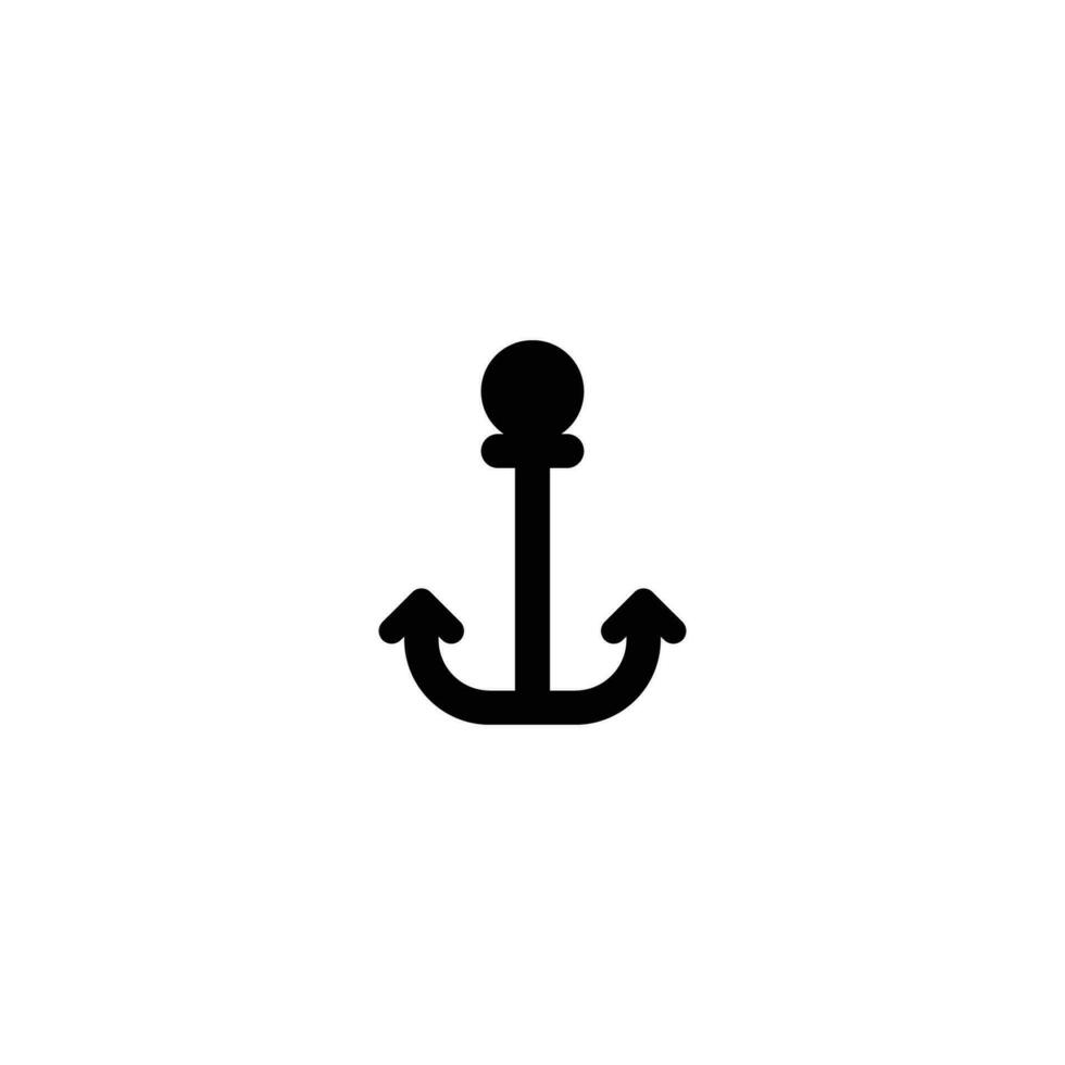 icono de ancla. símbolo de fondo de cartel de cartel de gran venta de viaje de barco de estilo simple. elemento de diseño del logotipo de la marca ancla. impresión de camisetas de ancla. vector para pegatina.