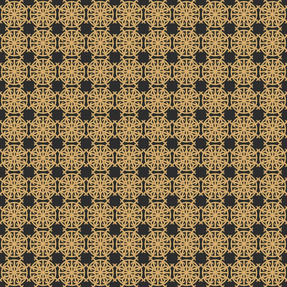 Luxury golden art deco ornamental seamless pattern vector