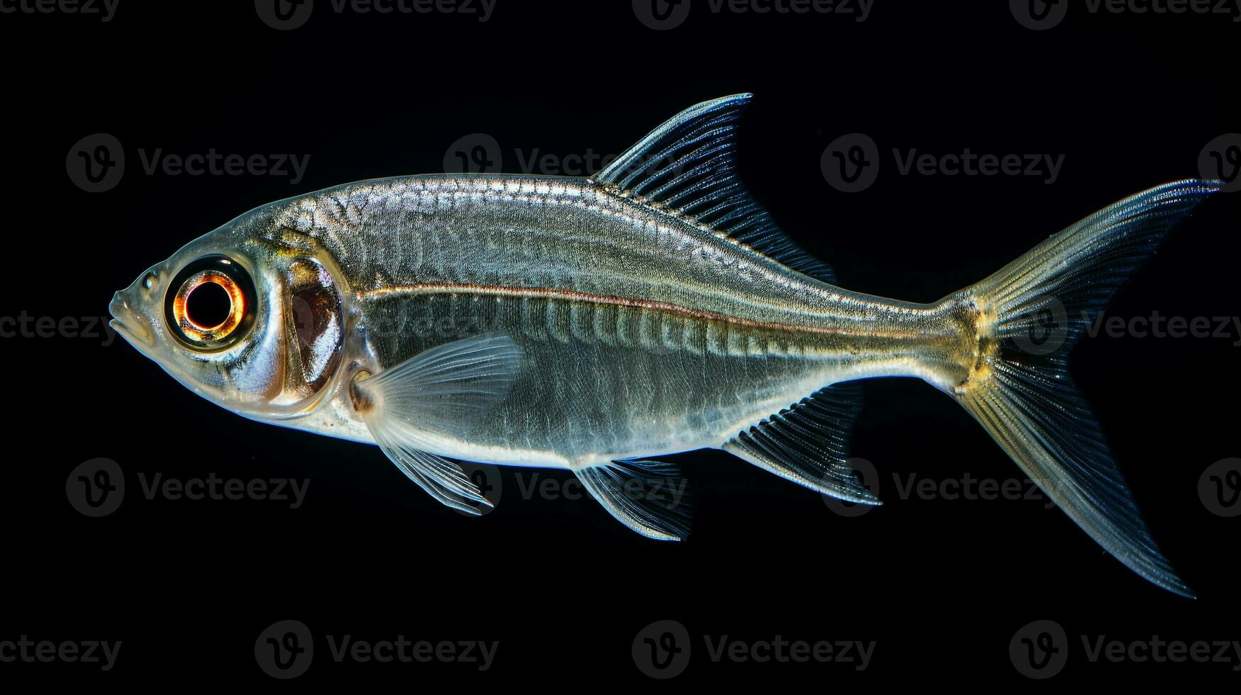 fauna silvestre fotografía de foto de radiografía tetra pez. generativo ai