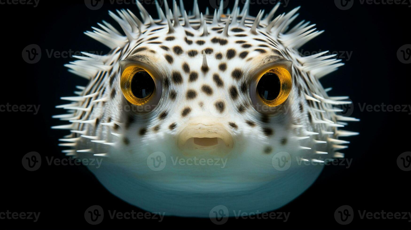 fauna silvestre fotografía de foto de pez globo. generativo ai