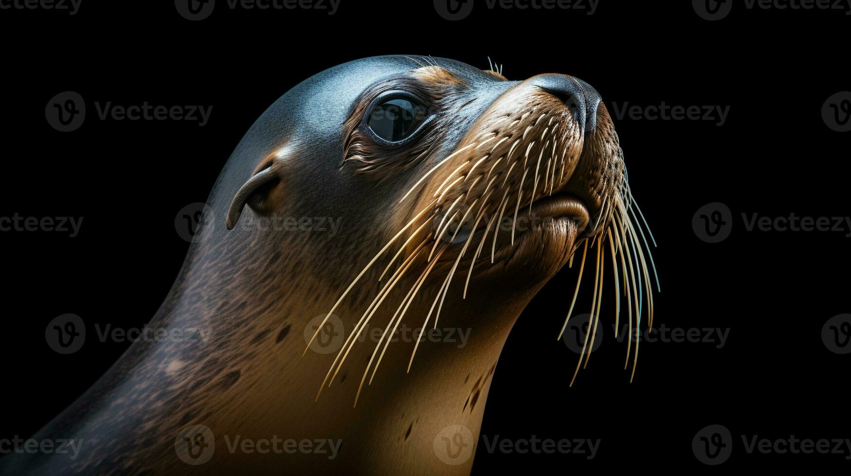 Wildlife photography of Photo of Sea Lion. Generative AI
