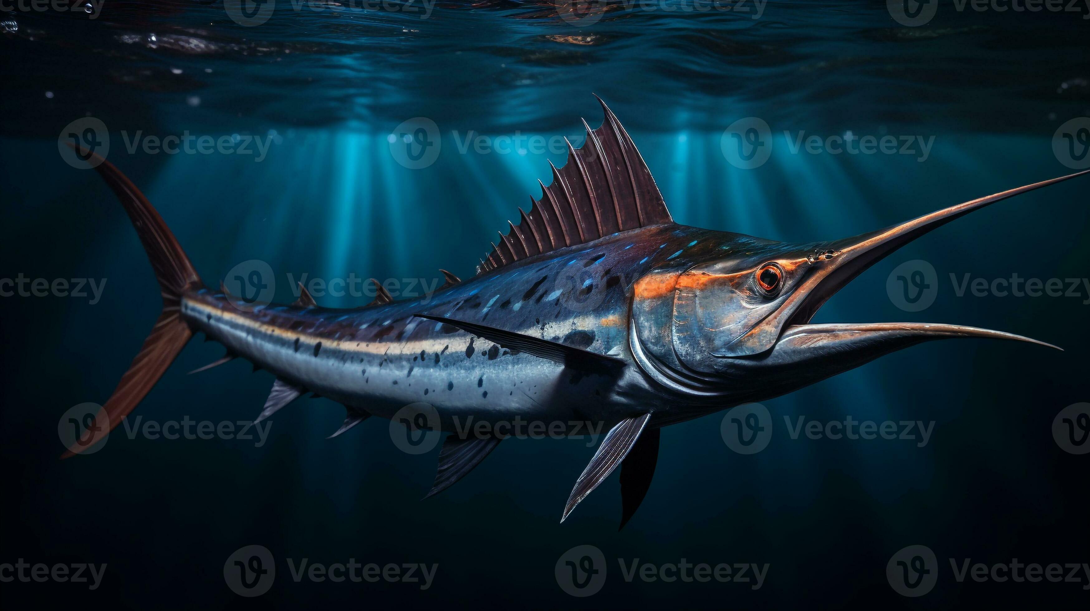 Wildlife photography of Photo of Swordfish. Generative AI 29264343