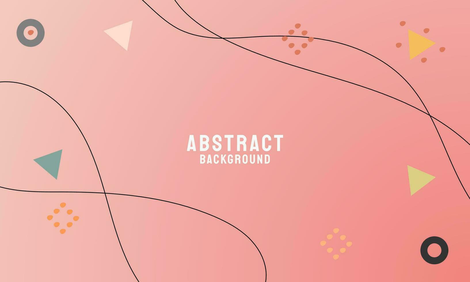 Abstract background of element shapes, dynamic line art. Minimalist style concept for creative ideas, flyer, presentation, digital, website vector