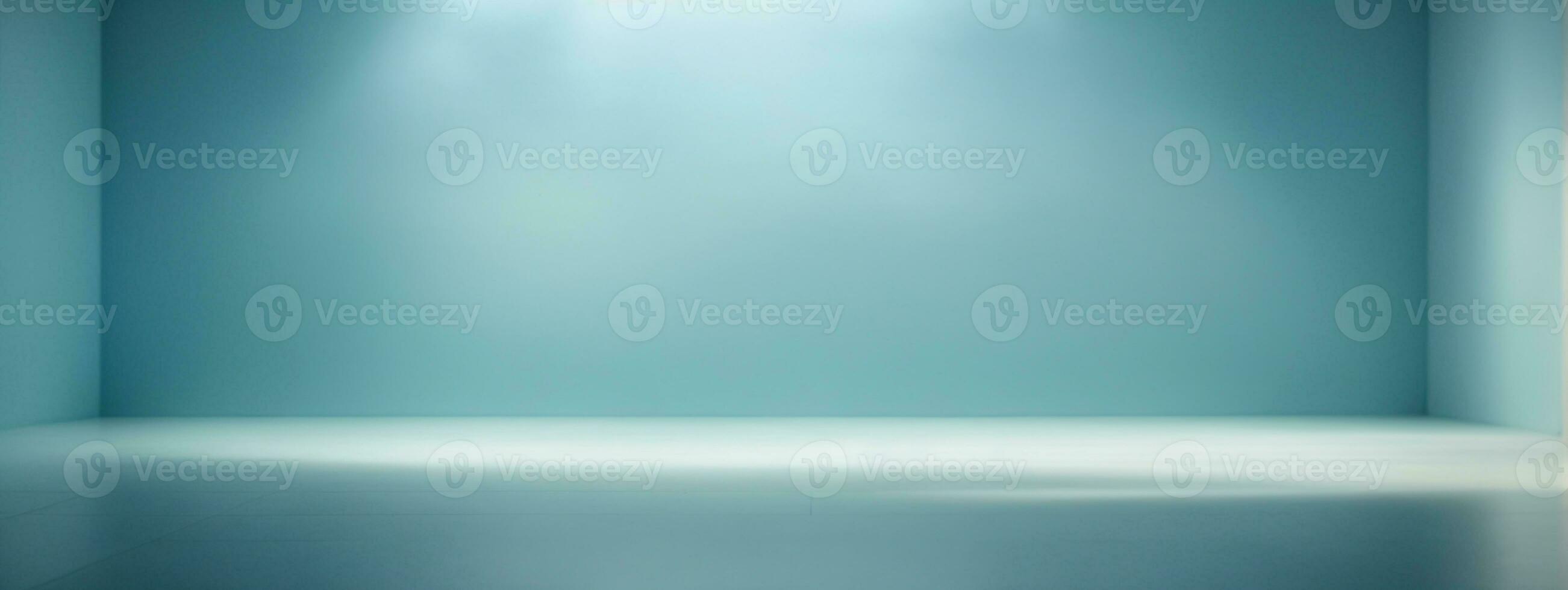 blur abstract soft blue studio and wall background. AI generated photo