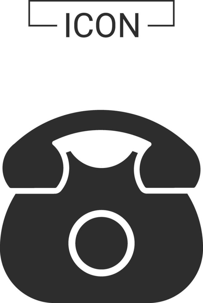 telephone and Phone call icon vector