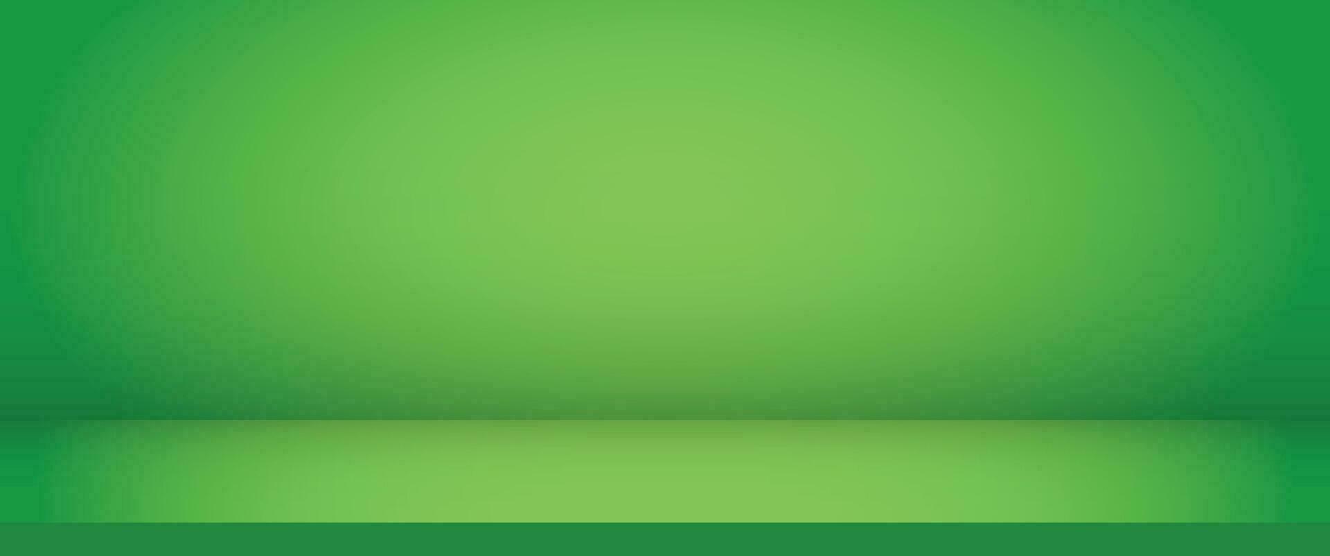 Luxury green abstract background. Modern layout design, studio, room. Business report with smooth circle gradient color. Vector illustration EPS 10.