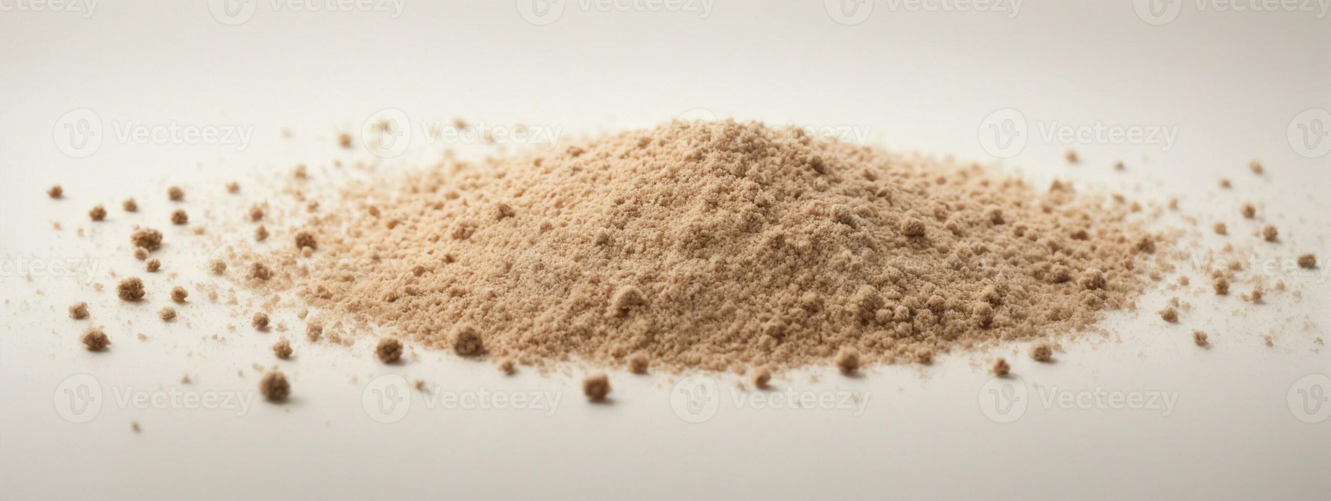 Abstract texture dust particle and dust grain on white background.. AI generated photo