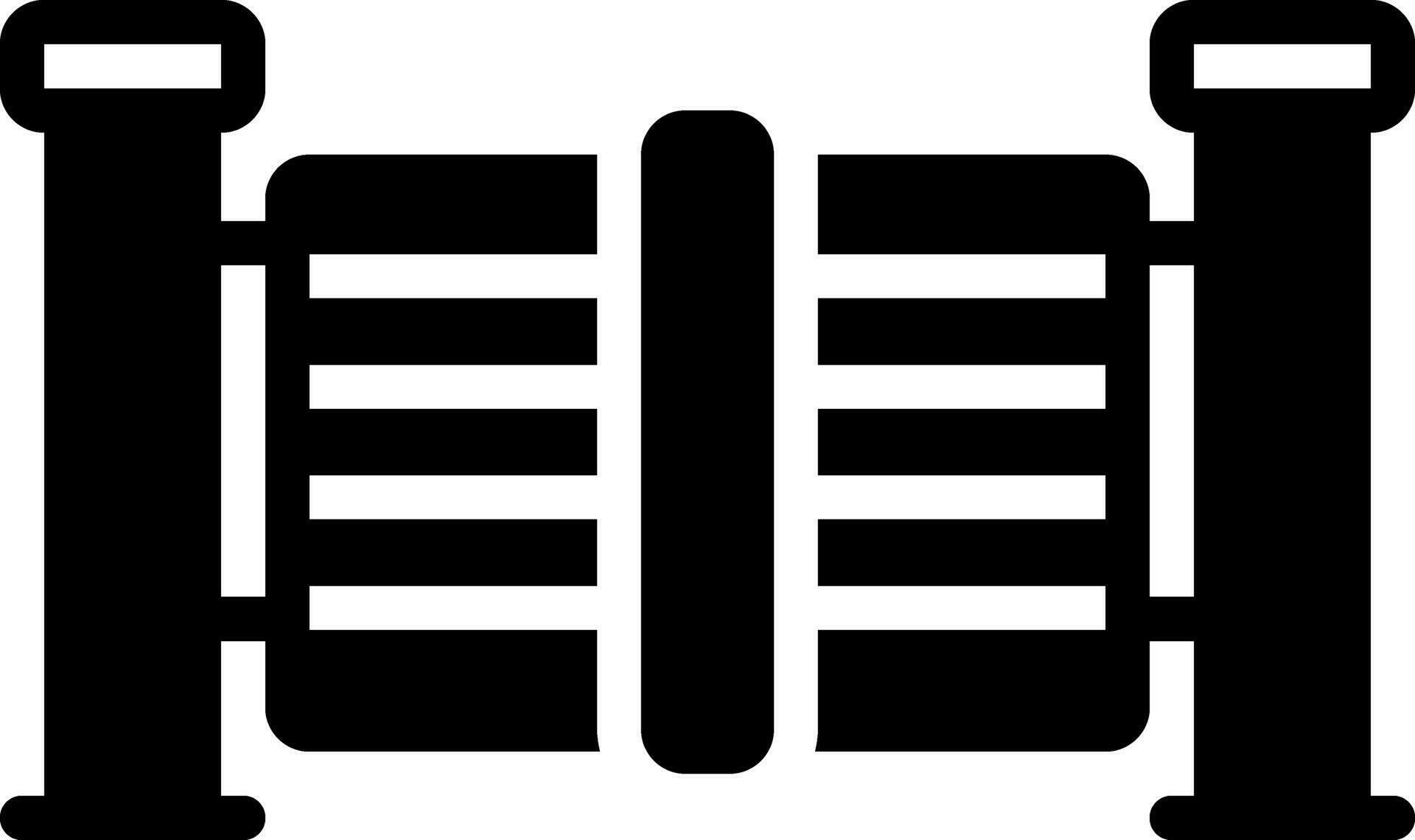 solid icon for gate 29265685 Vector Art at Vecteezy