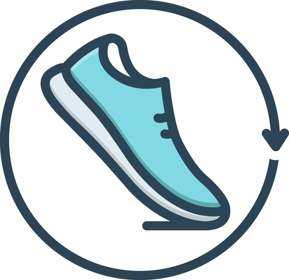 color icon for lasting vector