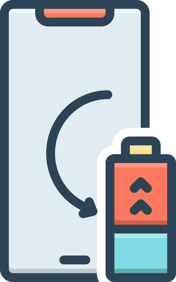 color icon for lasting vector