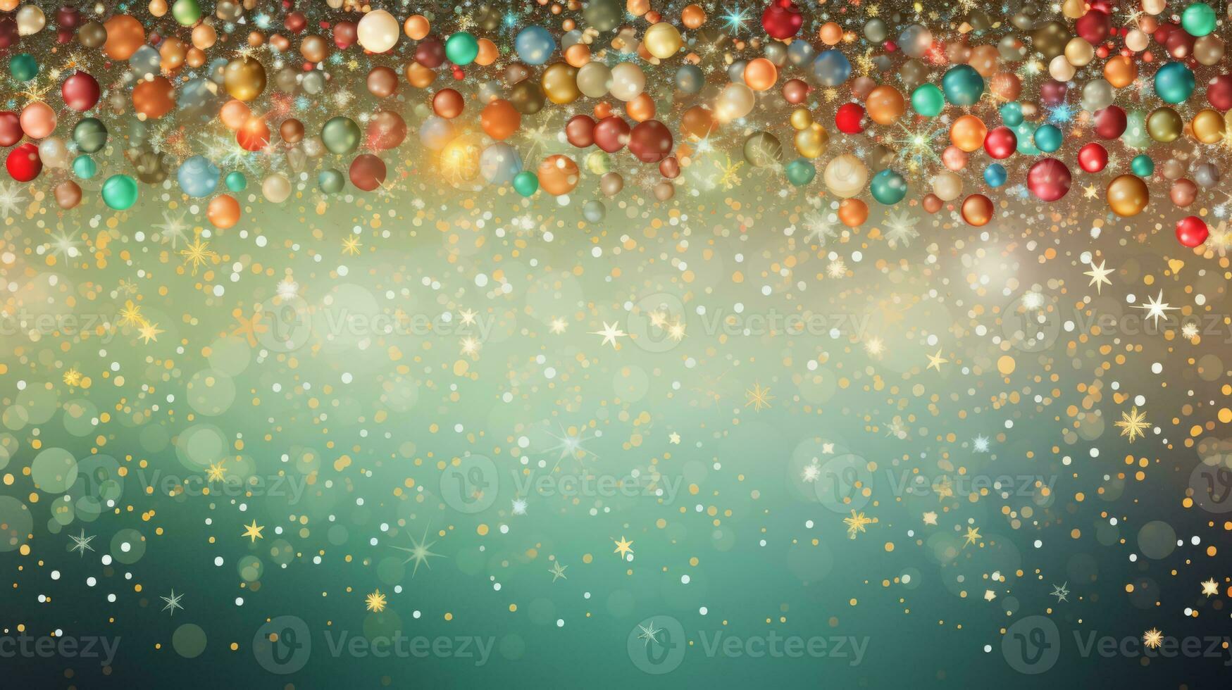 Radiating holiday happiness with this captivating Happy Christmas background. Generative AI photo