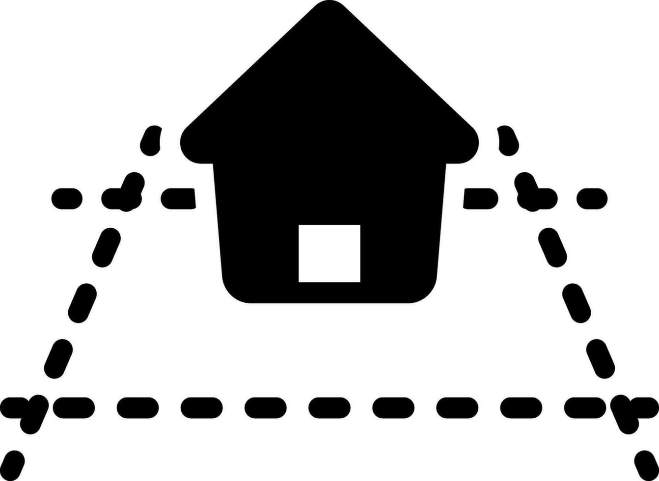 solid icon for plot vector