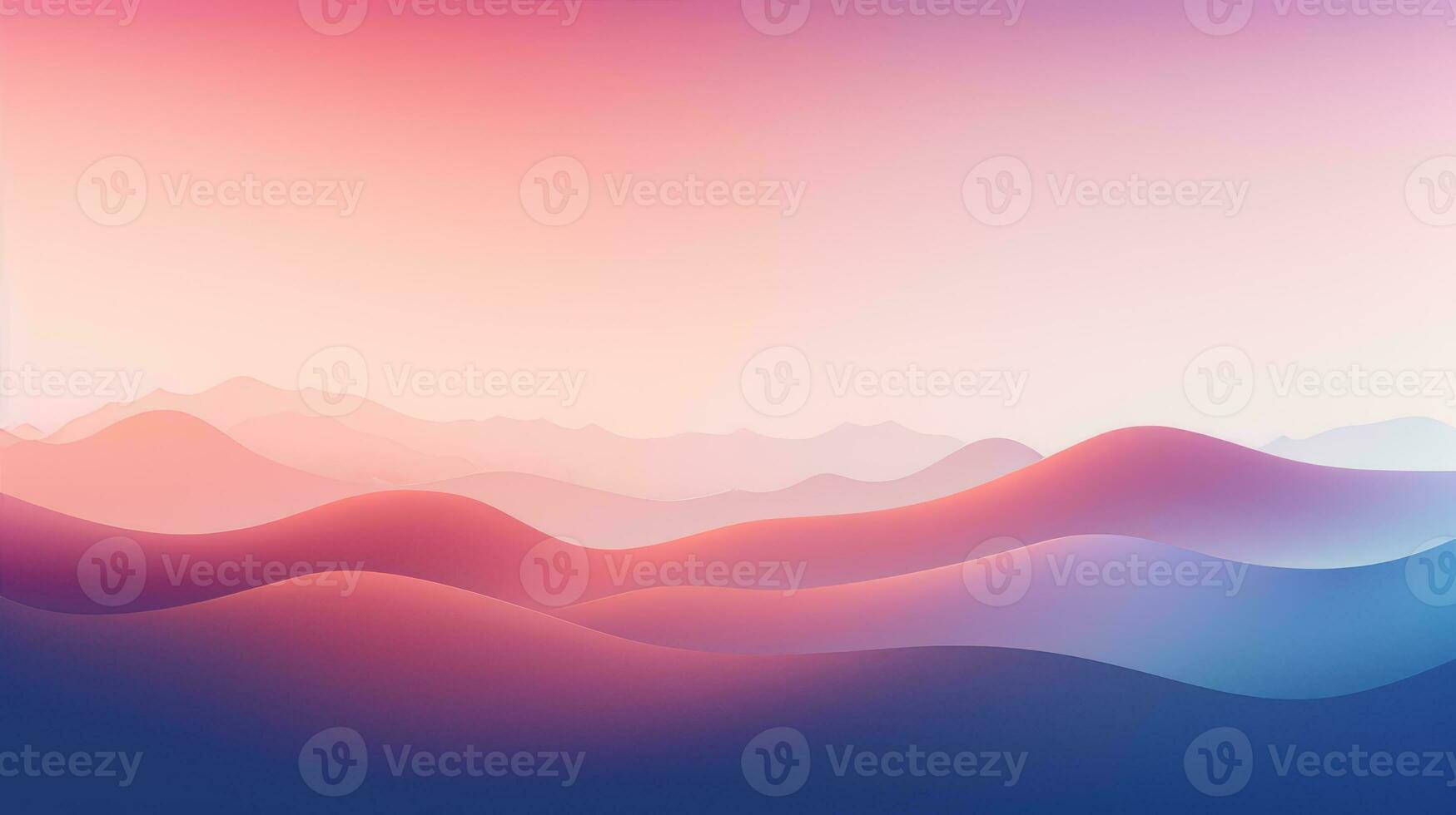 Surreal Gradient Dreams. Generative AI photo