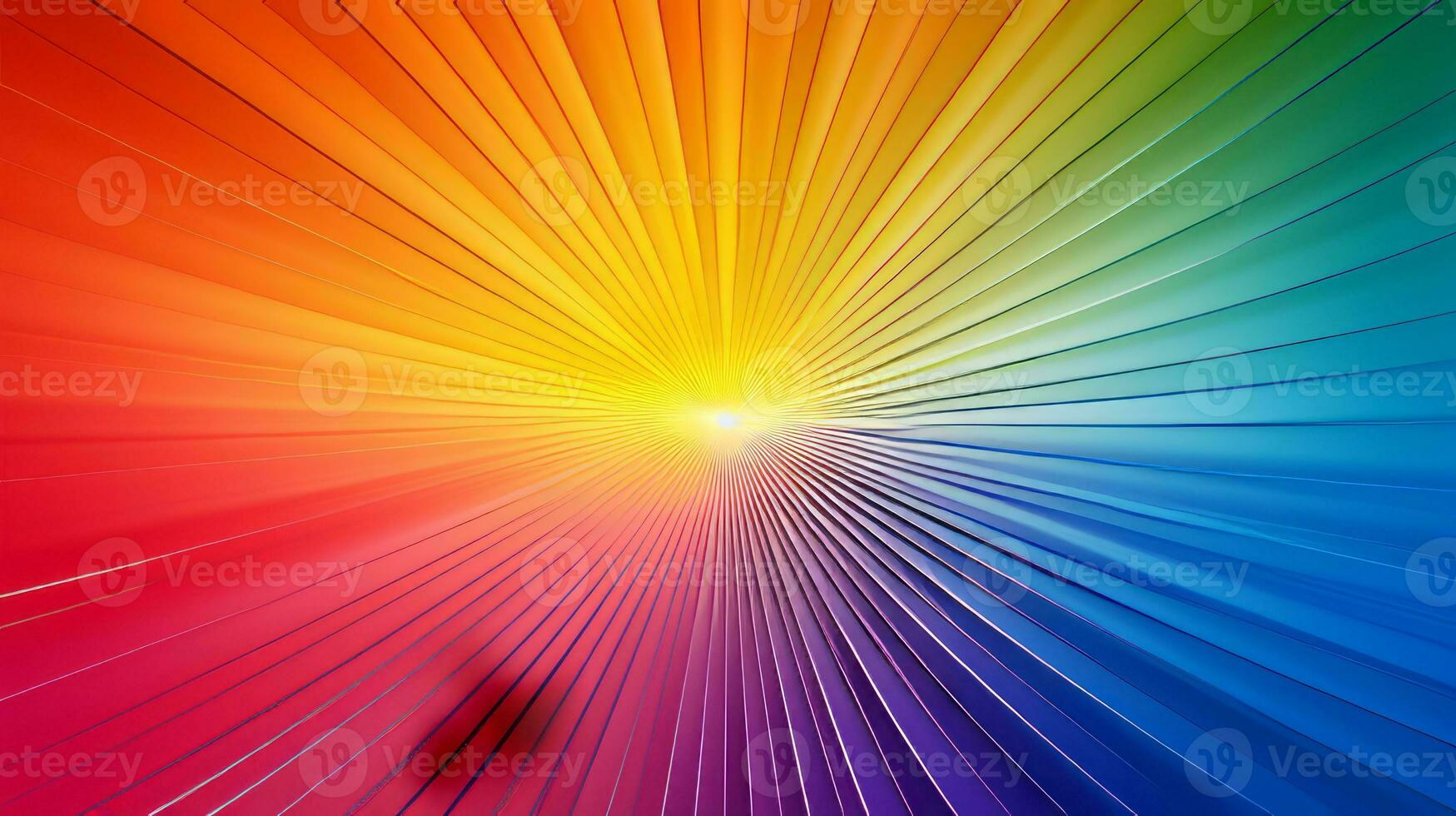 Chromatic Spectrum Burst. Generative AI photo