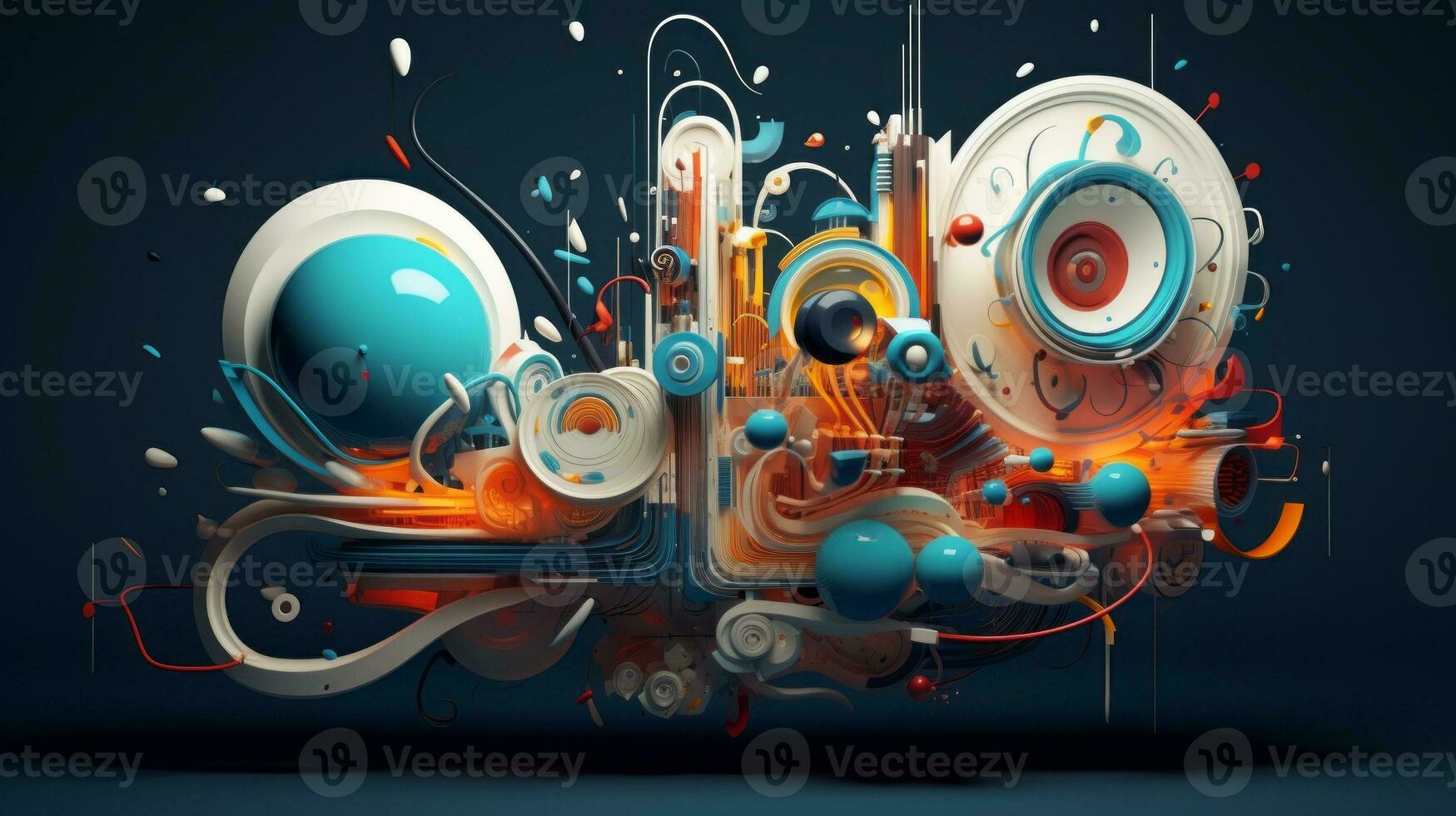 Fusion of technology and artistic flair. Generative AI photo