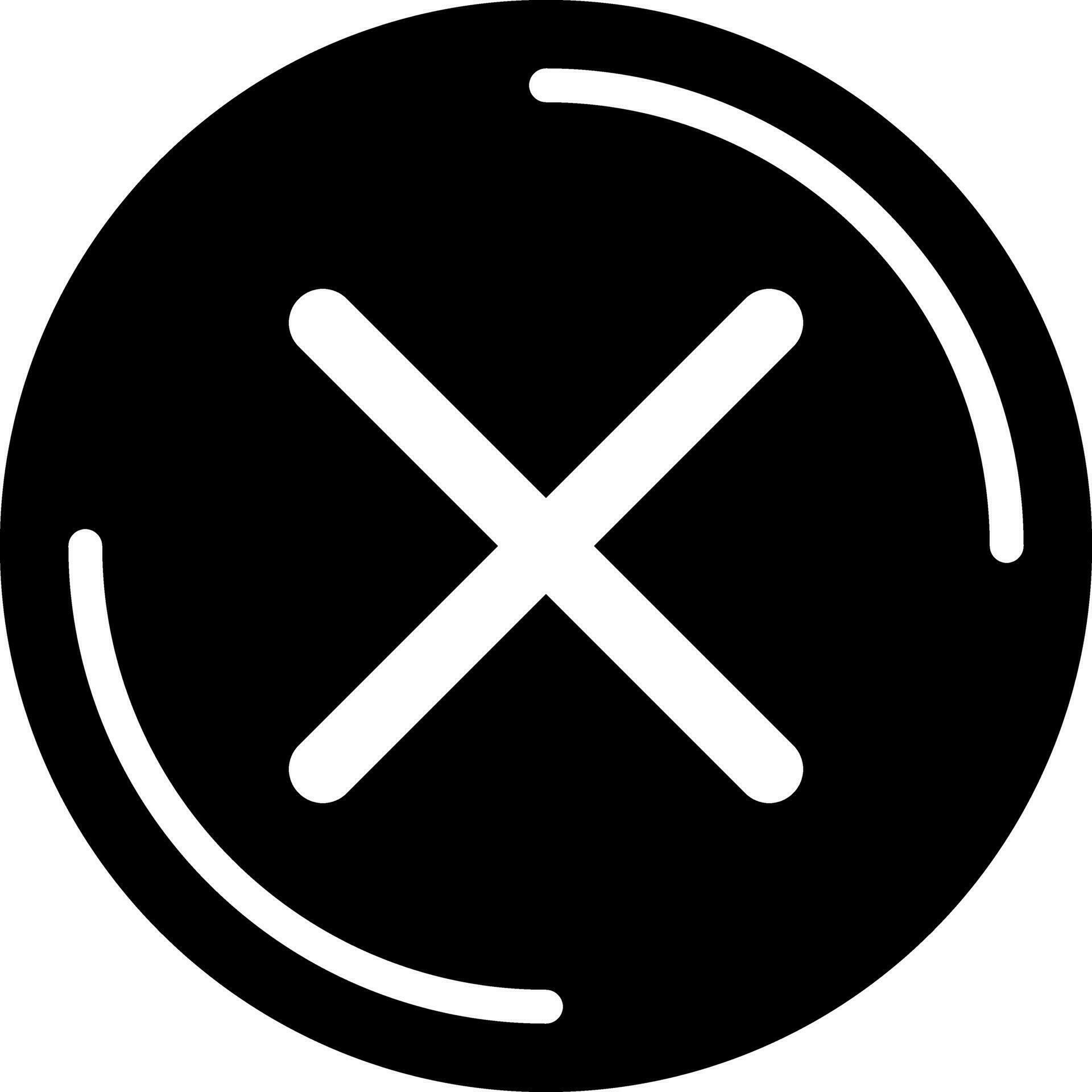solid icon for wrong 29267259 Vector Art at Vecteezy