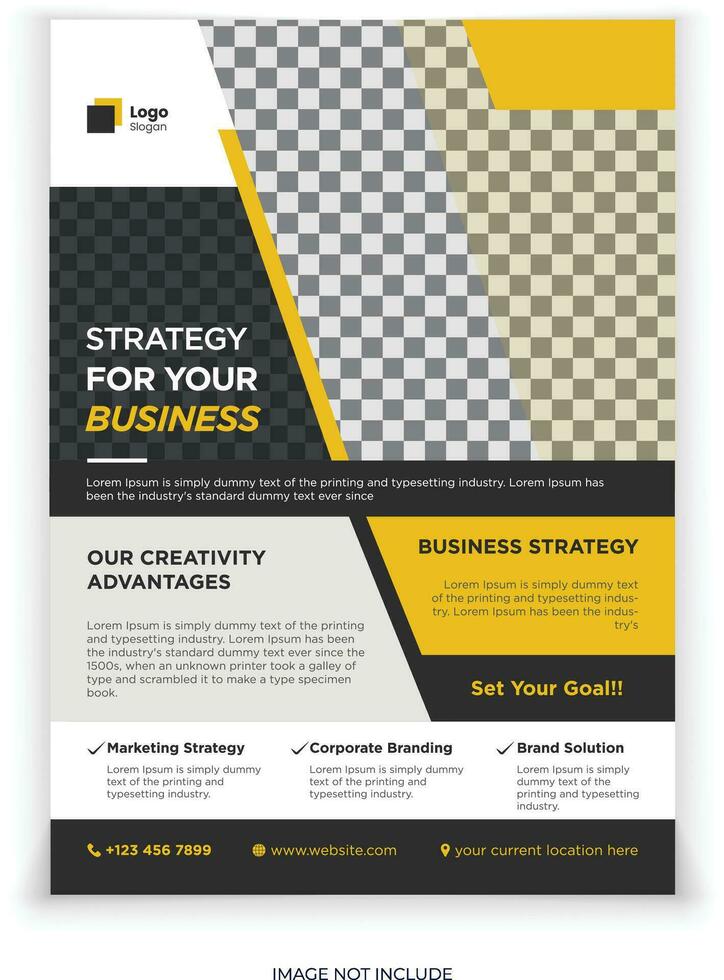 Corporate Business Flyer Template Free Vector