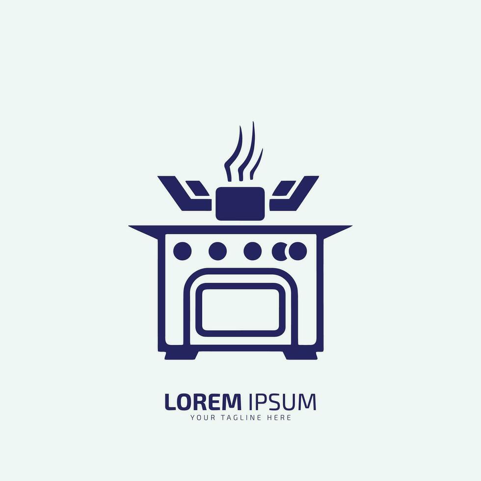 Cocinando empresa logo diseño modelo. Cocinando logo vector icono. con fuego fuego