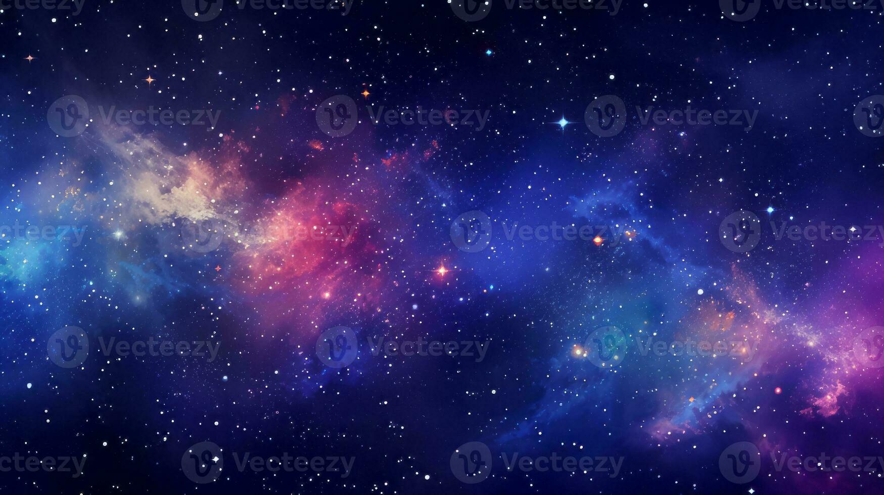 Space filled with lots of stars in the sky. Generative AI photo